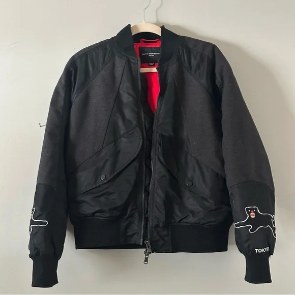 Cult of Individuality Bomber Jacket Panther Graphic Black Size [S] - Picture 4 of 8